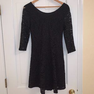 Lush black lace dress